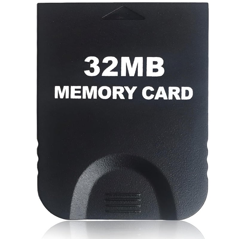 NBCP 32MB (507 Blocks) High-Speed Gamecube Memory Card - Compatible with Nintendo Gamecube & Wii Consoles Video Game Accessory Kits- Black - Image 1